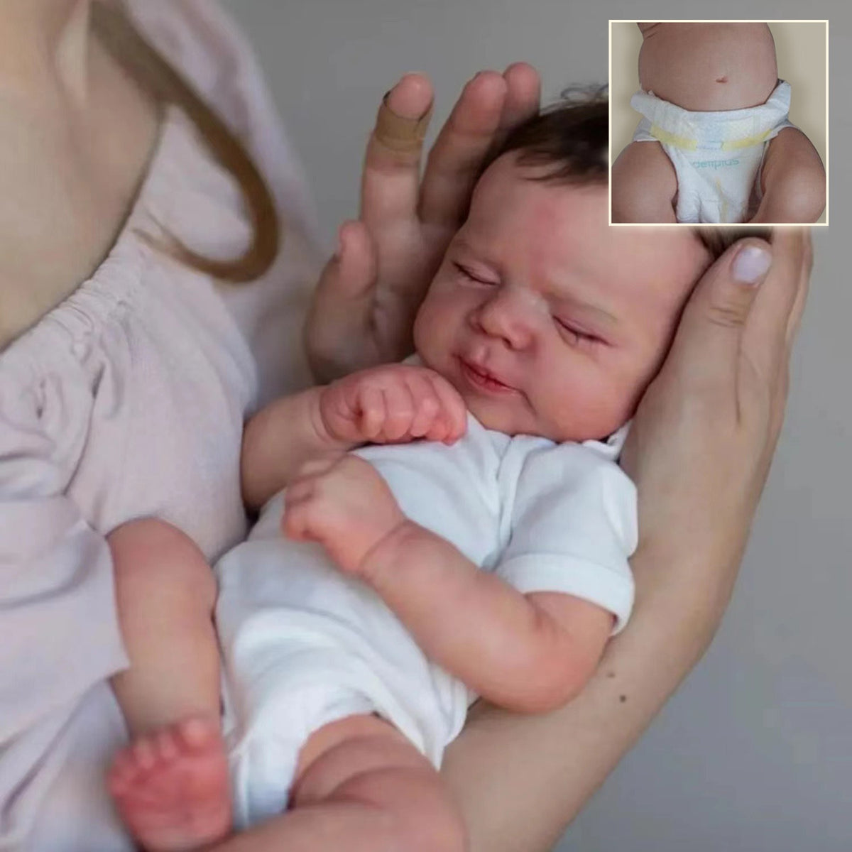 50cm cloth body doll baby