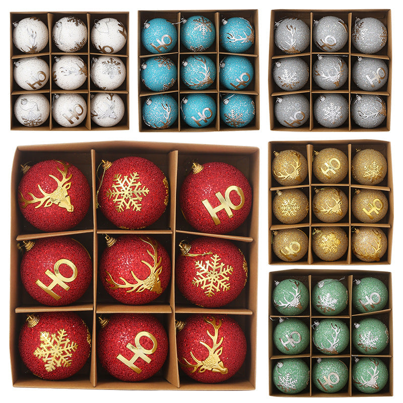 Weihnachtskugel Set Weihnachten Kreatives Design Weihnachtskugel Dekokugel Weihnachtsgeschenkkugel