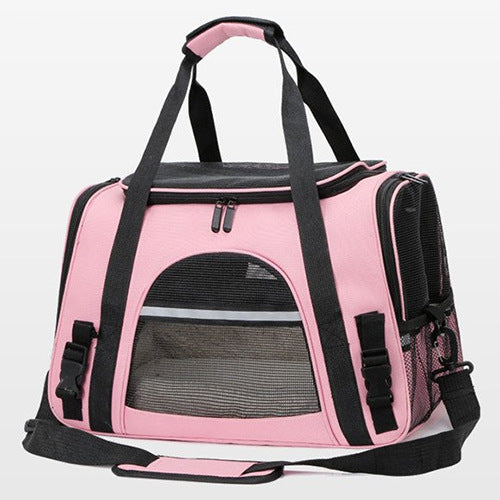 Haustiertasche, tragbarer Katzenrucksack, einfache und atmungsaktive Haustiertasche, Umhängetasche für Haustiere, Haustier-Autotasche