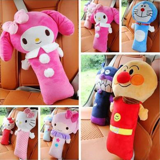 Schulterpolster für Autosicherheitsgurte, PP-Baumwolle, Sicherheitsgurtbezug für Kinder, Cartoon Hello Kitty, Zubehör, Sicherheitsgurtkissen