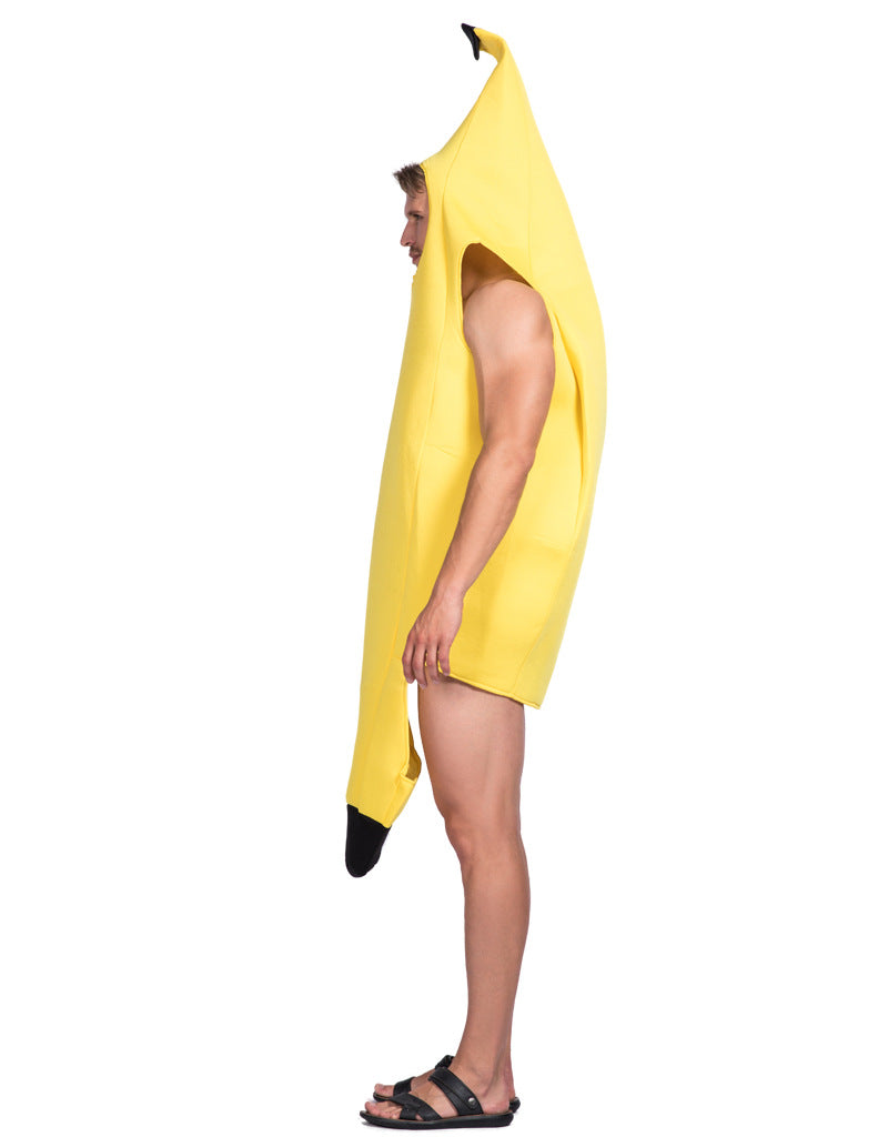 Carnival Party Fruit Costume Festive Ball Show Masquerade Cartoon Costume Halloween Banana Costume