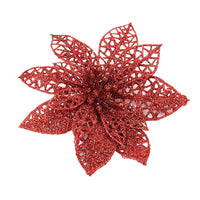 Weihnachtsbaum Weihnachtssimulation Blume Weihnachtsschmuck Baum Hängende Verzierung PVC Weihnachtsbaumschmuck für Zuhause S520 