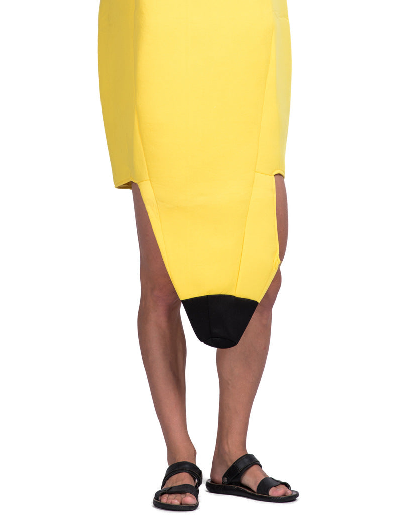 Carnival Party Fruit Costume Festive Ball Show Masquerade Cartoon Costume Halloween Banana Costume