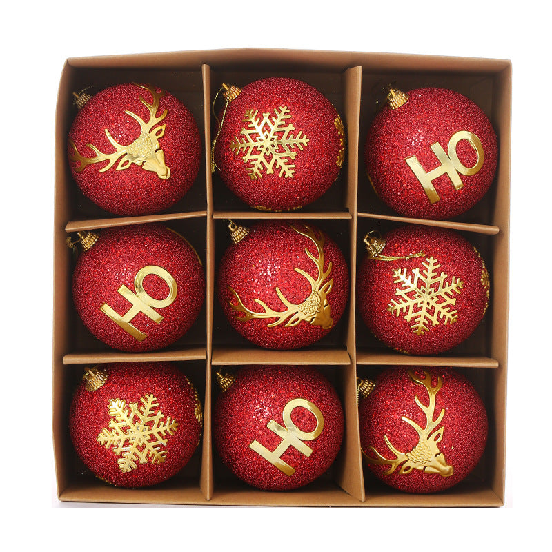 Weihnachtskugel Set Weihnachten Kreatives Design Weihnachtskugel Dekokugel Weihnachtsgeschenkkugel