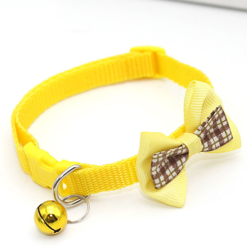 Neues Gitterhalsband mit Schleife für Katzen und Hunde