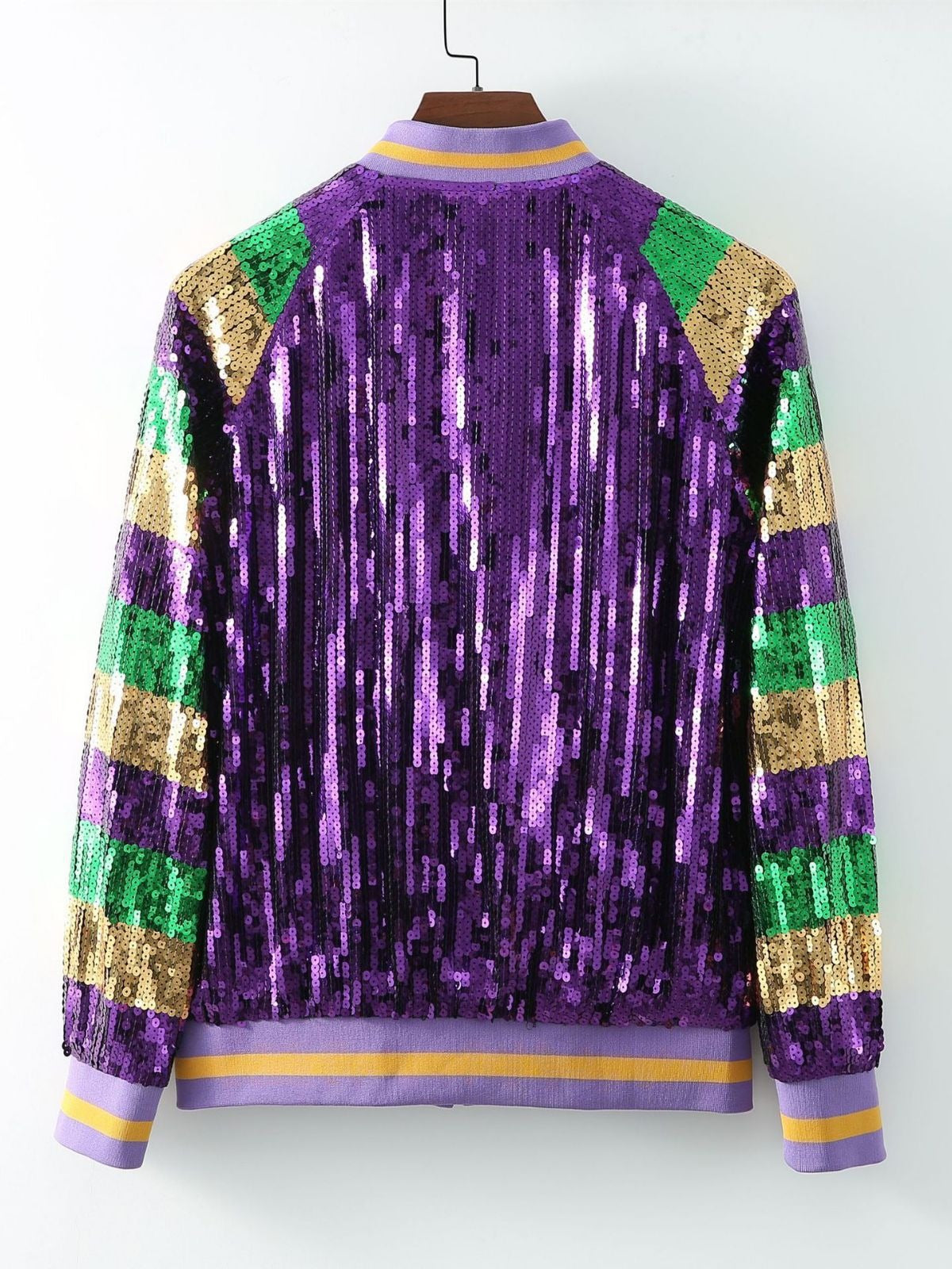 Pearl baseball suit carnival jacket sequin jacket