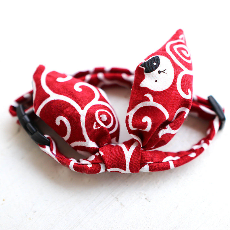 Huisdierhalsband Strik Kan Worden Aangepast Om Een Schattige Kat Puppy Strik Te Maken Stille Middelgrote Hond Kleine Hond