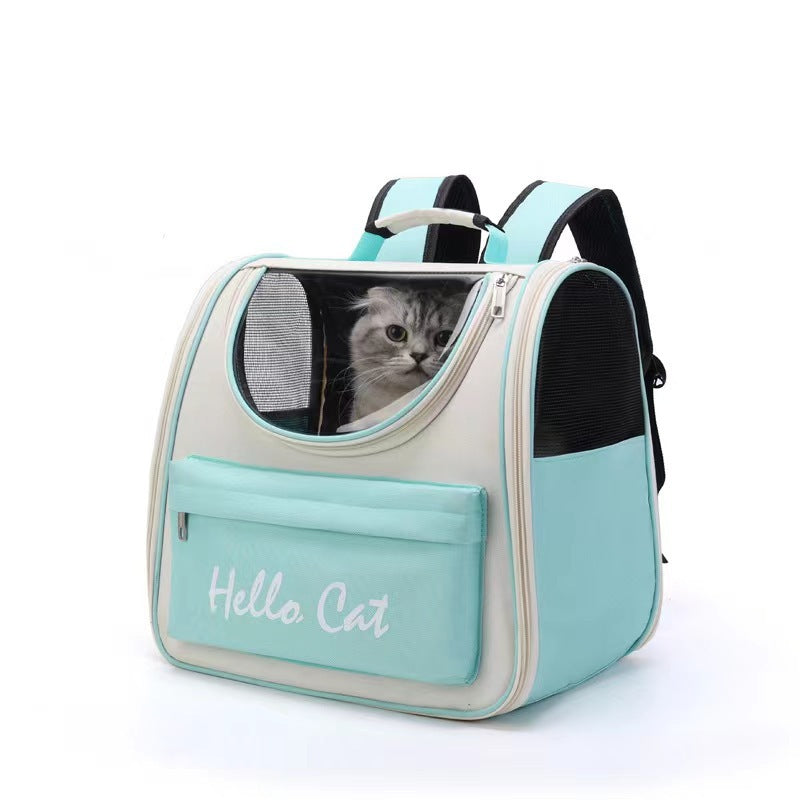 Draagbare katten draagtassen Buiten winddichte reisrugzak Kleine honden Kattenzonnebrand Transport draagtas