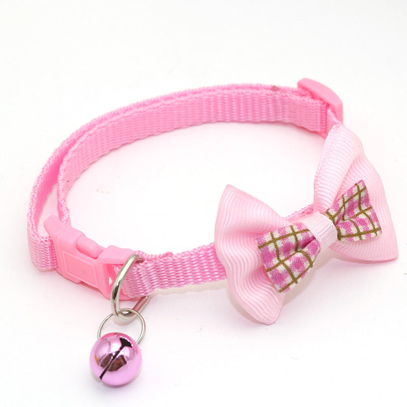 Neues Gitterhalsband mit Schleife für Katzen und Hunde