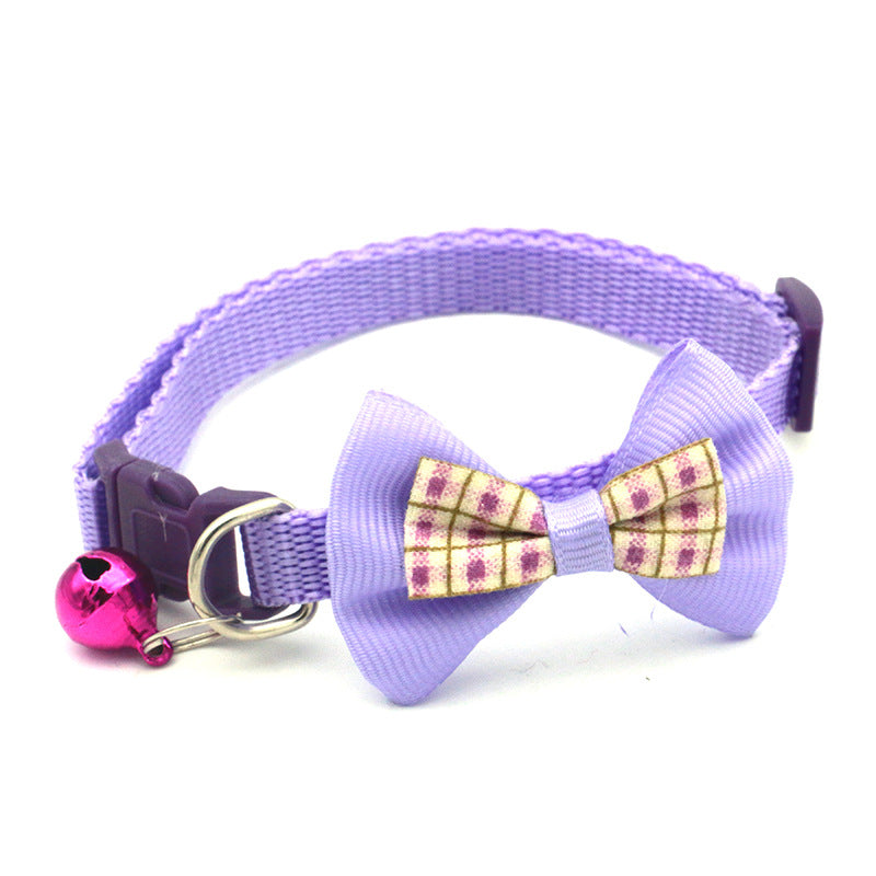 Neues Gitterhalsband mit Schleife für Katzen und Hunde