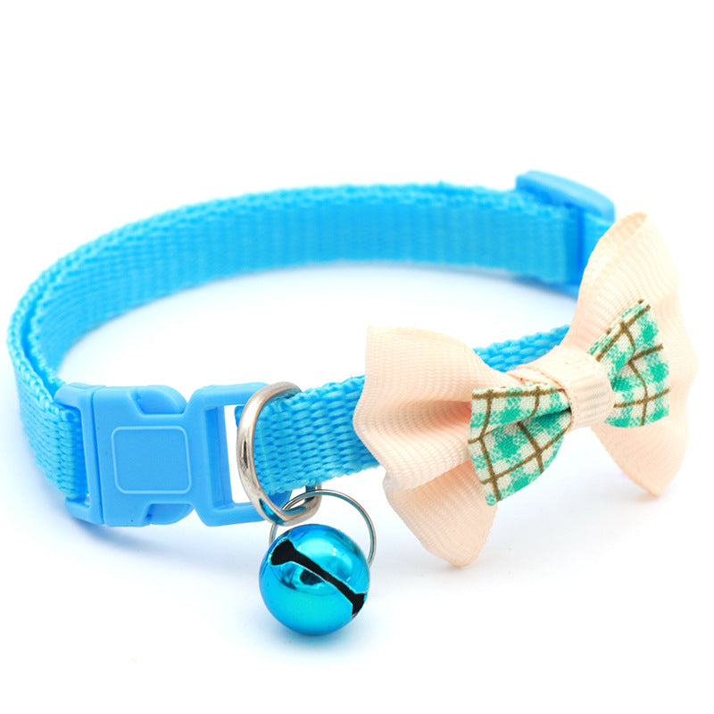 Neues Gitterhalsband mit Schleife für Katzen und Hunde
