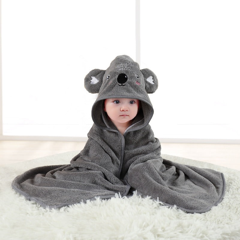 Großhandel kind baby cartoon tier gesicht elefant kapuzentuch neugeborenen