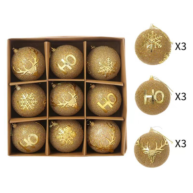 Weihnachtskugel Set Weihnachten Kreatives Design Weihnachtskugel Dekokugel Weihnachtsgeschenkkugel