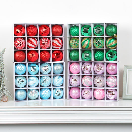 Weihnachtsbaum, bunter Kugelanhänger, Weihnachtskugel, Weihnachtsgeschenk Dekoration