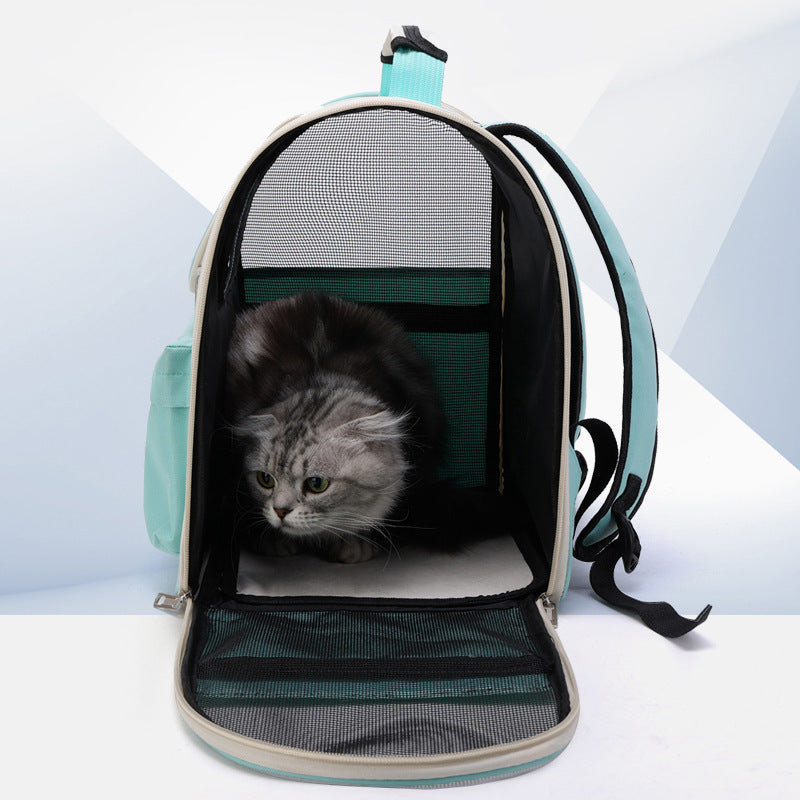 Draagbare katten draagtassen Buiten winddichte reisrugzak Kleine honden Kattenzonnebrand Transport draagtas