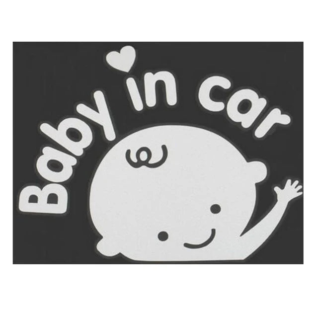 Auto-Styling 3D-Cartoon-Aufkleber Baby im Auto Erwärmung Auto-Aufkleber Baby an Bord Hohe Qualität Dewtreetali