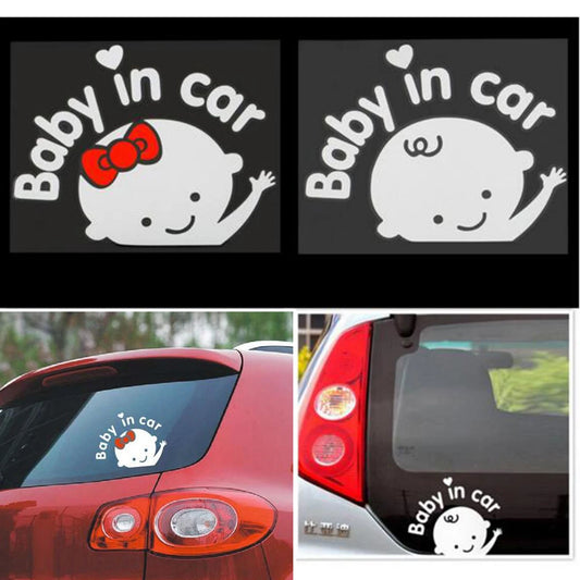 Auto-Styling 3D-Cartoon-Aufkleber Baby im Auto Erwärmung Auto-Aufkleber Baby an Bord Hohe Qualität Dewtreetali