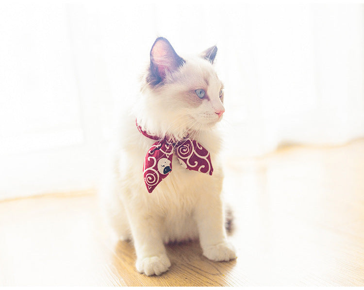 Huisdierhalsband Strik Kan Worden Aangepast Om Een Schattige Kat Puppy Strik Te Maken Stille Middelgrote Hond Kleine Hond