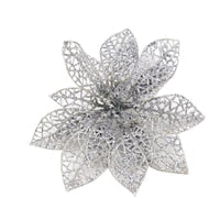 Weihnachtsbaum Weihnachtssimulation Blume Weihnachtsschmuck Baum Hängende Verzierung PVC Weihnachtsbaumschmuck für Zuhause S520 