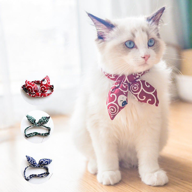 Huisdierhalsband Strik Kan Worden Aangepast Om Een Schattige Kat Puppy Strik Te Maken Stille Middelgrote Hond Kleine Hond
