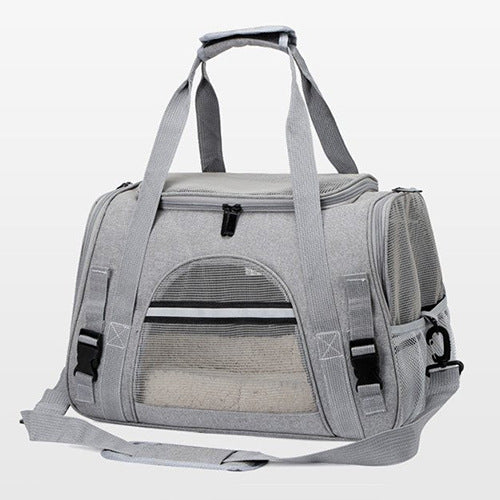 Haustiertasche, tragbarer Katzenrucksack, einfache und atmungsaktive Haustiertasche, Umhängetasche für Haustiere, Haustier-Autotasche