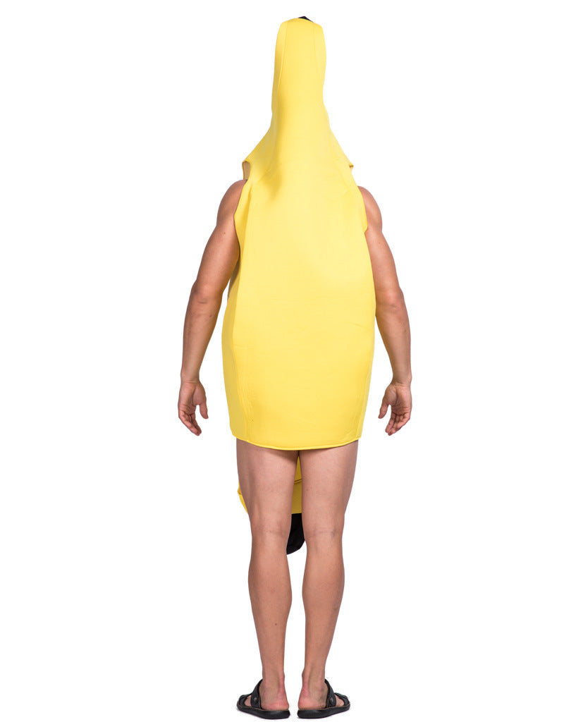 Carnival Party Fruit Costume Festive Ball Show Masquerade Cartoon Costume Halloween Banana Costume