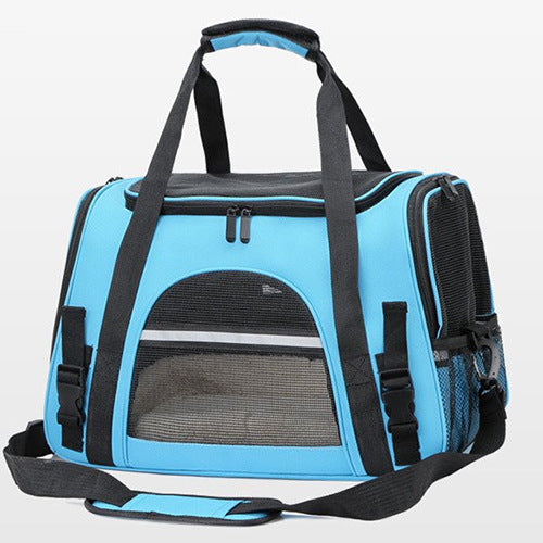 Haustiertasche, tragbarer Katzenrucksack, einfache und atmungsaktive Haustiertasche, Umhängetasche für Haustiere, Haustier-Autotasche