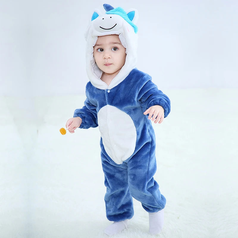 Baby Rompers Toddler Animal Jumpsuit Infant Clothes Pyjamas Kids