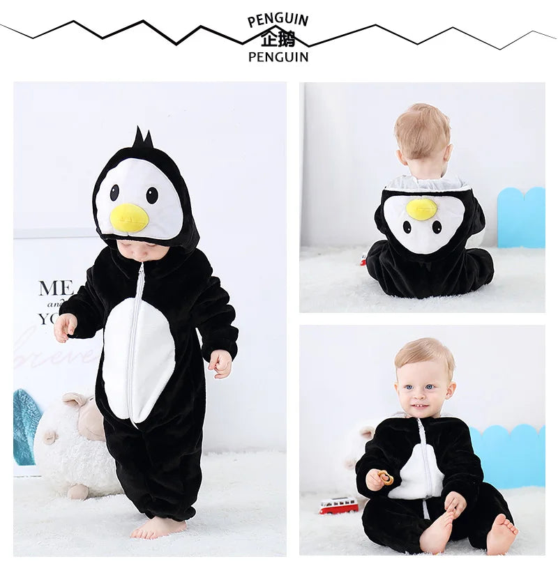 Baby Rompers Toddler Animal Jumpsuit Infant Clothes Pyjamas Kids