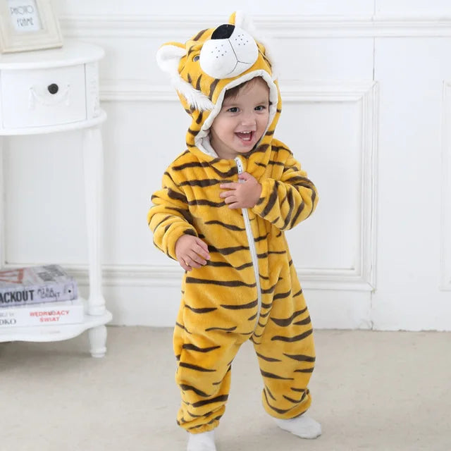 Baby Rompers Toddler Animal Jumpsuit Infant Clothes Pyjamas Kids