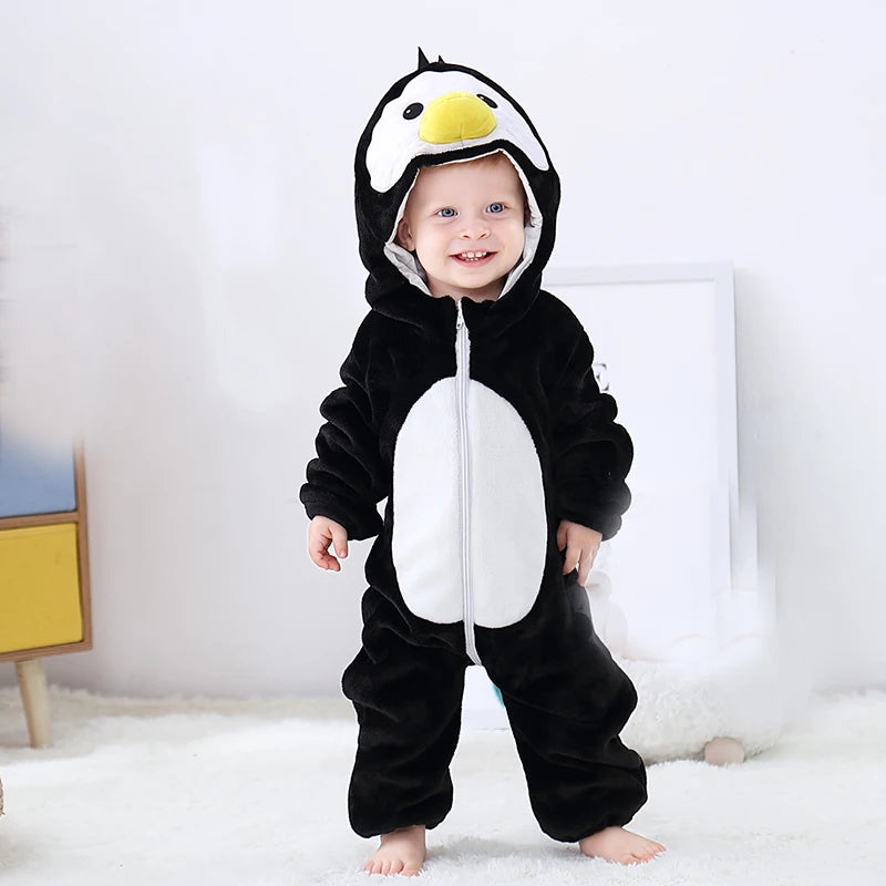 Baby Rompers Toddler Animal Jumpsuit Infant Clothes Pyjamas Kids
